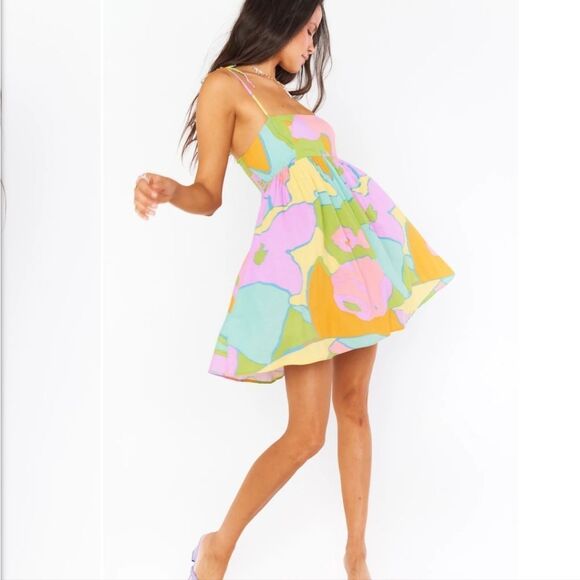 Show Me Your MuMu Gretchen Mini Dress Sz L - Picture 4 of 15